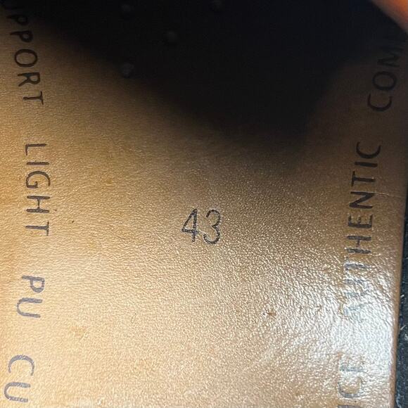 Ecco Leather Dress shoe men’s size 43 (9-9 1/2) Brown slip on Great Condition ! - Picture 10 of 10